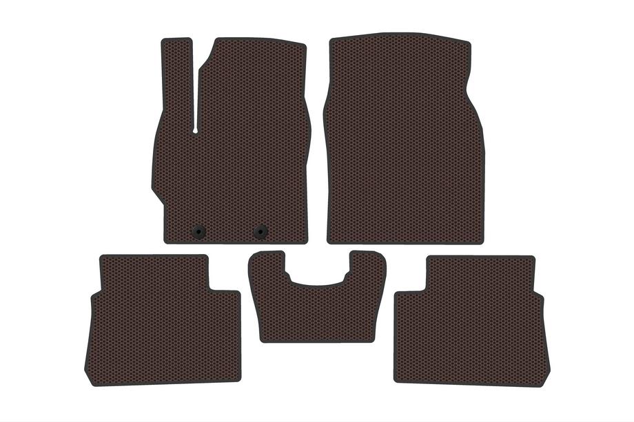 Toyota Yaris/Yaris Cross (XP210) 2020- Carsuit rubber floor mats (Hybrid, Brown) Image