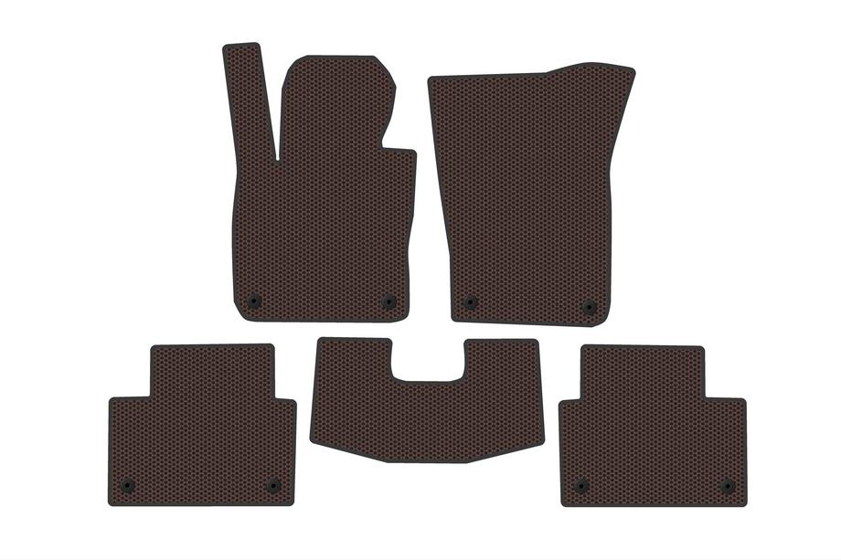 Volvo V60 2019- Rubber floor mats Carsuit (SW, Brown) Image