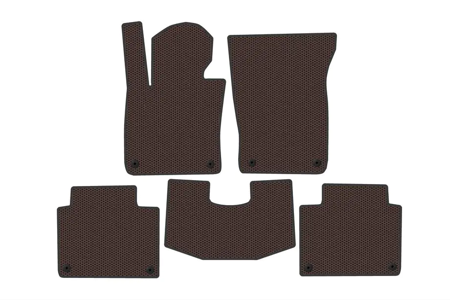 Volvo S90/V90 2016- Rubber floor mats Carsuit (SW, brown) Image