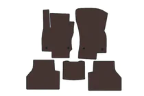 Volkswagen Caddy 2020- Rubber Floor Mats Carsuit (Brown) photo 1