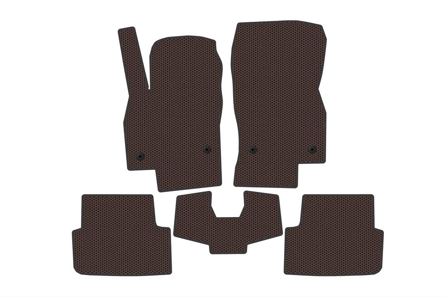 Volkswagen Taigo 2020- Rubber Floor Mats Carsuit (Brown) Image