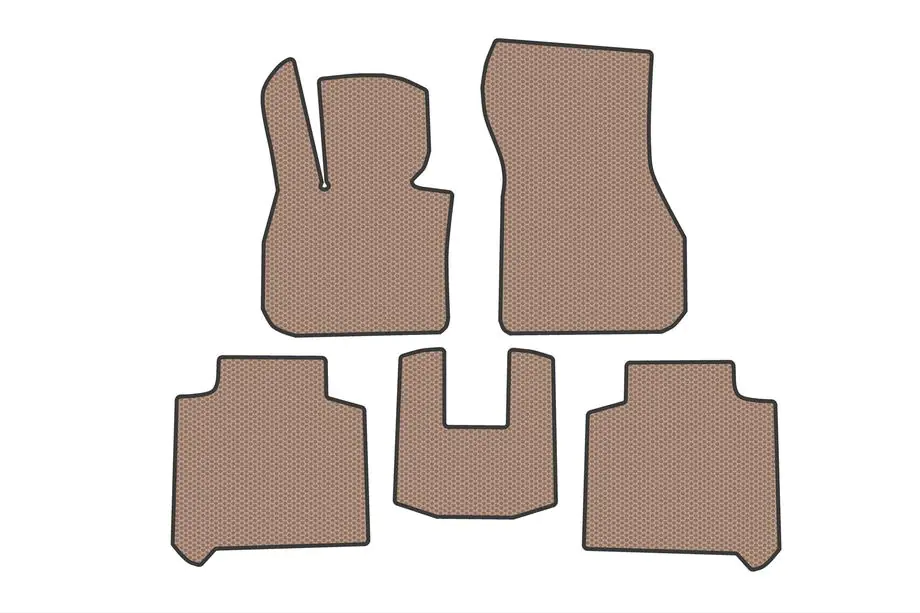 BMW 2 Series Active Tourer F45/F46 2014-2021 Rubber Floor Mats Carsuit (2 Rows, for F46, Beige) Image