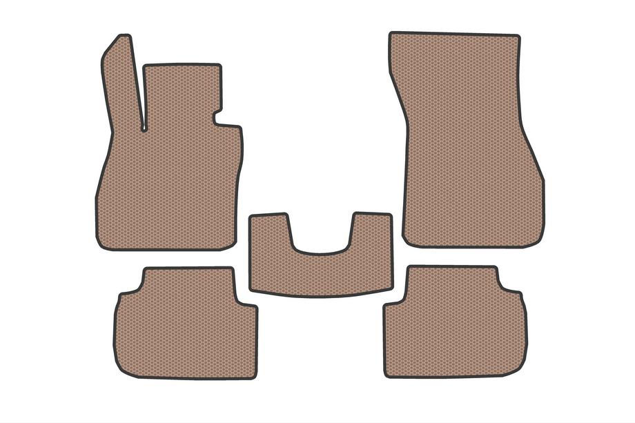 BMW 2 Series Gran Coupe F44 2020-2024 Rubber Floor Mats Carsuit (For F44, Beige) Image