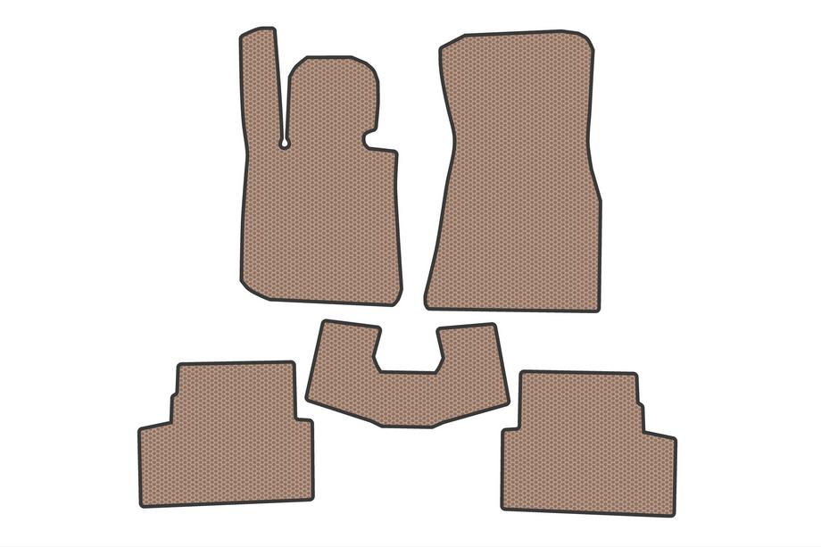 BMW 4 Series G22/23/26 2020- Carsuit rubber floor mats (for i4 G26, beige) Photo 9