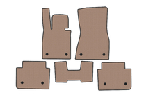 BMW 5/i5 Series G60/G60E/G61 2023- Carsuit rubber floor mats (for i5 G60E, beige) photo 1