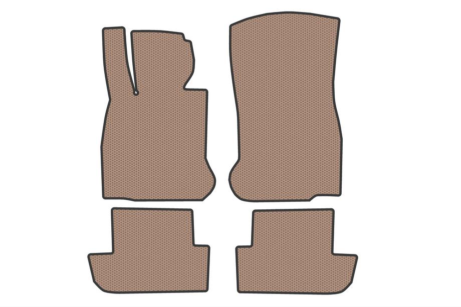 BMW 6 Series F12/F13/F06 2011-2018 Carsuit rubber floor mats (for F12/13, Beige) Photo 1