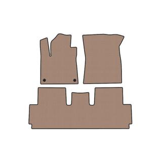 Rubber floor mats Carsuit (for Grand, 2 rows, Beige) Citroen C-4 Picasso 2013–2022 photo 1