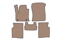 Citroen C4 X/e-C4 X 2022– Rubber Floor Mats Carsuit (Electric, Beige) photo 1