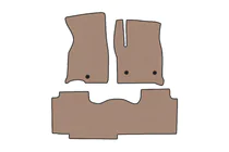 Chevrolet Tahoe 2020- Rubber Floor Mats Carsuit (2 Rows, Beige) photo 1
