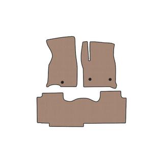 Rubber Floor Mats Carsuit (2 Rows, Beige) Chevrolet Tahoe 2020- photo 1