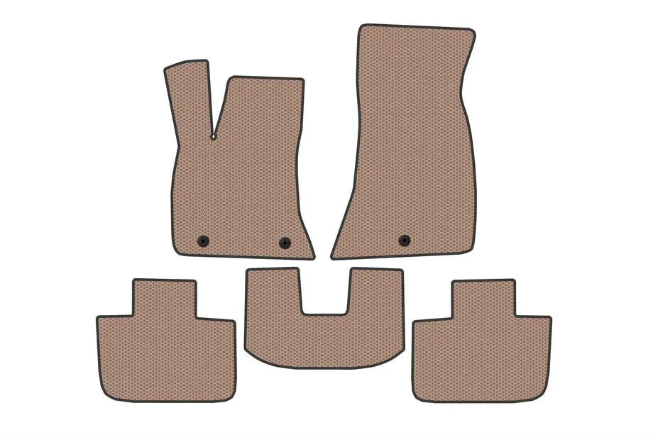 Chrysler C300 2011-2023 Rubber Floor Mats Carsuit V2 (Beige) Image