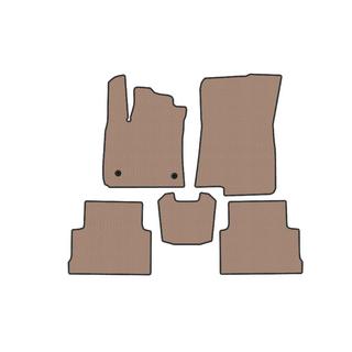 Rubber Floor Mats Carsuit (2 Rows, Beige) photo 1