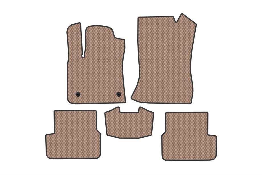 Dacia Sandero 2021- Rubber Floor Mats Carsuit (Beige) Image