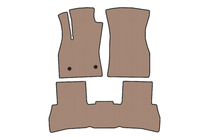 Fiat Doblo II 2010-2022 Carsuit V2 Rubber Floor Mats (2010-2015, Beige) photo 1