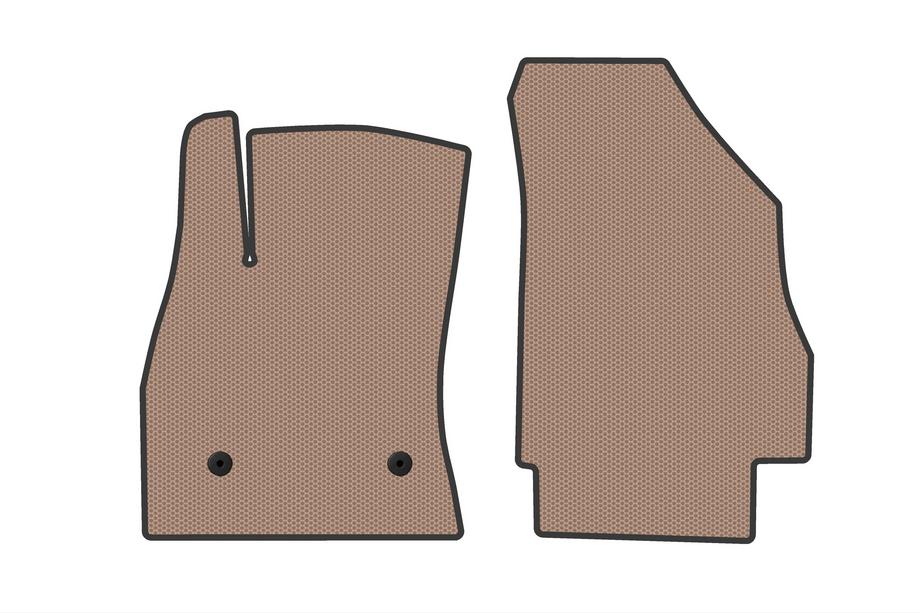 Fiat Doblo III 2023- Rubber Floor Mats Carsuit (Beige) Image