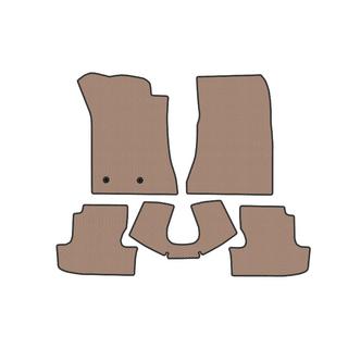 Rubber Floor Mats Carsuit V2 (Beige) Ford Mustang 2015-2023 photo 1