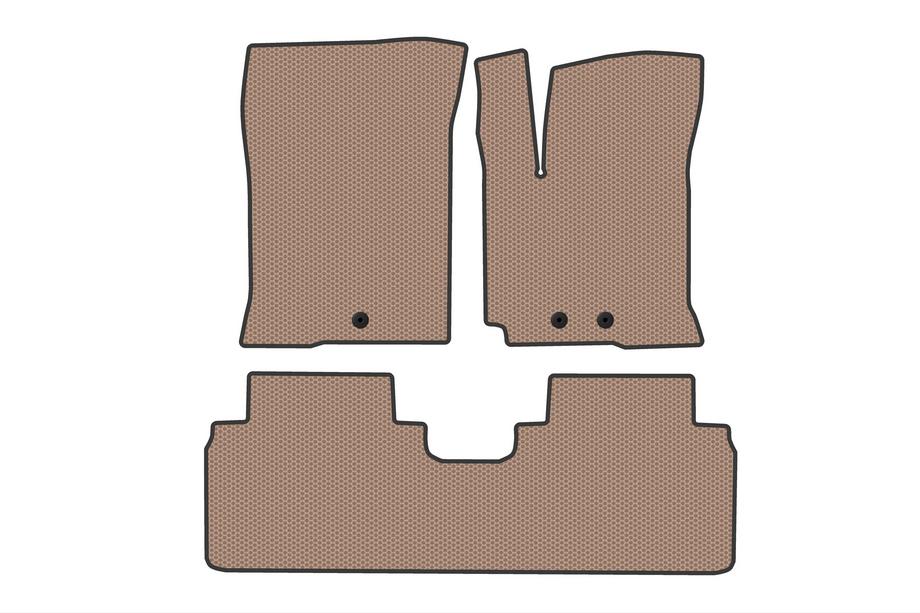 Hyundai IX-20 2010-2019 Rubber Floor Mats Carsuit (Beige) Photo 1