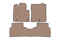 Hyundai Santa Fe 4 2018-2023 Rubber Floor Mats Carsuit (2 Rows, Beige) photo 1