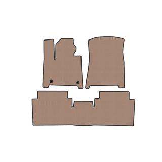 Rubber Floor Mats Carsuit (2 Rows, Beige) photo 1