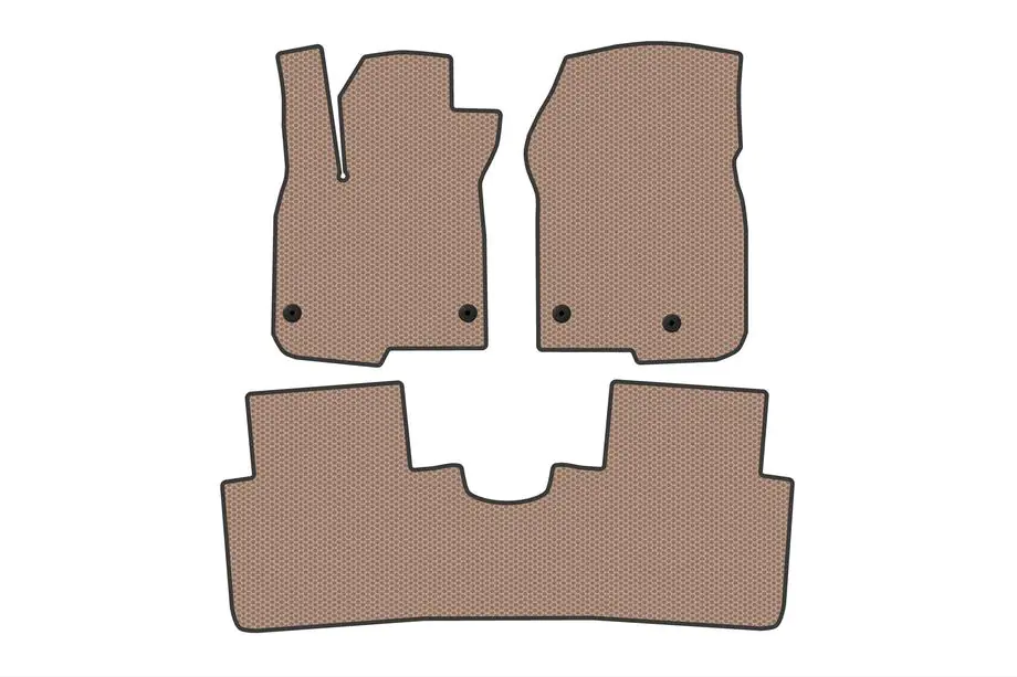 Honda CRV 2022- Rubber Floor Mats Carsuit (Beige) Image