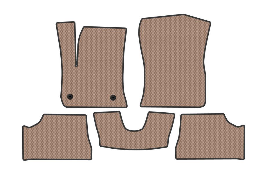 Jeep Avenger 2023- Rubber Floor Mats Carsuit (Beige) Image