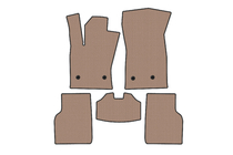 Jeep Compass 2016- Rubber Floor Mats Carsuit (Beige) photo 1