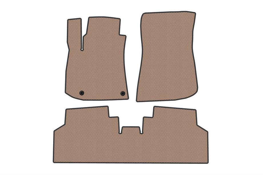 Kia Niro 2022– Rubber floor mats Carsuit (2023-, Electric, Beige) Image