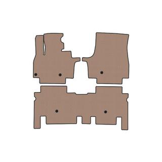 Rubber Floor Mats Carsuit (2 Rows, Beige) photo 1