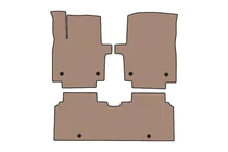 Kia EV6 2021- Rubber Floor Mats Carsuit (Beige) photo 1