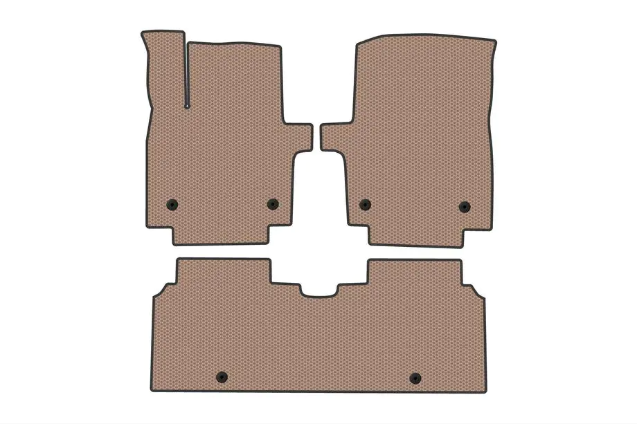 Kia EV6 2021- Rubber Floor Mats Carsuit (Beige) Image