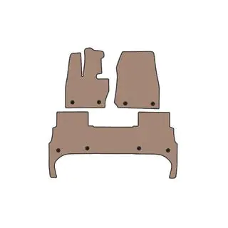 Rubber Floor Mats Carsuit (Beige) photo 1