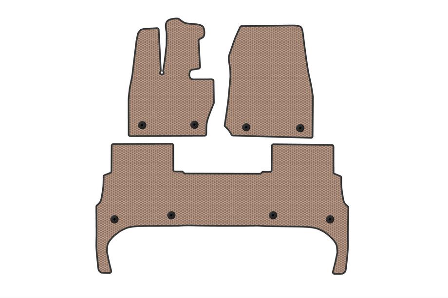 Range Rover Sport 2022- Rubber Floor Mats Carsuit (Beige) Image