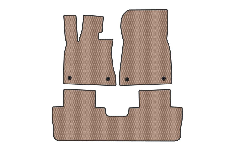 Lexus RX 2022- Rubber Floor Mats Carsuit (Beige) Image