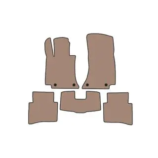 Rubber floor mats Carsuit (SD, Beige)