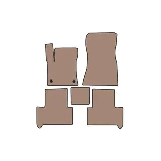 Rubber Floor Mats Carsuit (Beige) photo 1