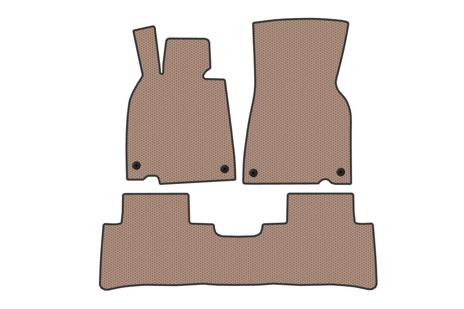 Mercedes-Benz E-Class Rubber Floor Mats Carsuit (Beige) Image