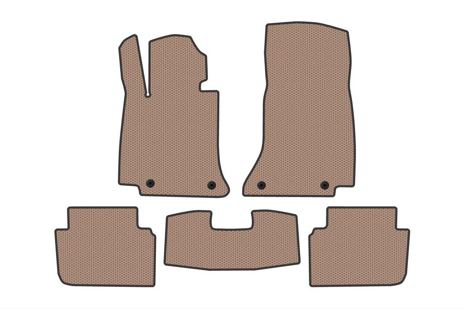 Mercedes CLE C236/A236 2024– Rubber Floor Mats Carsuit (Beige) Image