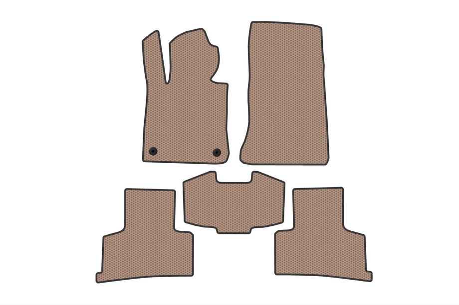 Mercedes GLC X254 2022- Rubber Floor Mats Carsuit (Beige) Image