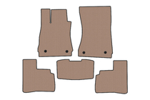 Mercedes S-class W221 2005-2013 Rubber floor mats Carsuit (Short, Beige) photo 1
