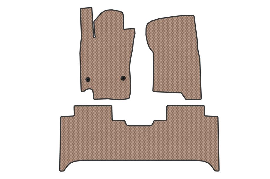 Mercedes X class 2017-2020 Rubber Floor Mats Carsuit V2 (Beige) Image