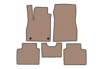 Nissan Micra K14 2016- Rubber Floor Mats Carsuit (Beige) photo 1