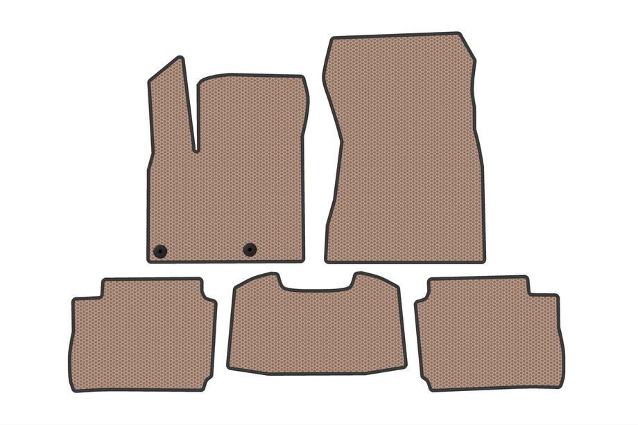 Nissan Qashqai 2021- Rubber Floor Mats Carsuit (Electric, Beige) Image