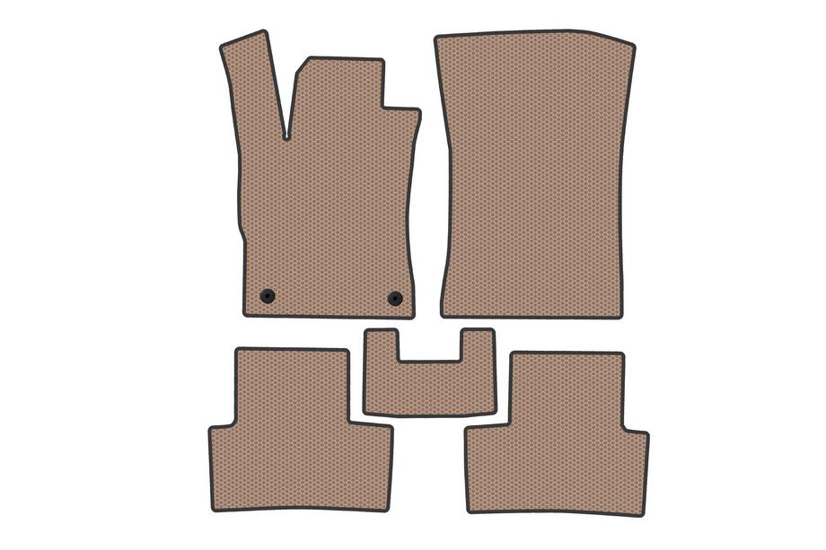 Opel Astra L 2022- Rubber Floor Mats Carsuit (Petrol, Beige) Image