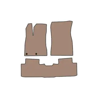 Rubber Floor Mats Carsuit (Beige) photo 1