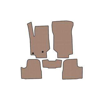 Rubber Floor Mats Carsuit (Petrol, Beige) photo 1