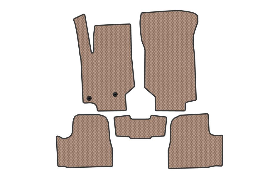 Peugeot 208 2019- Rubber Floor Mats Carsuit (Petrol, Beige) Image