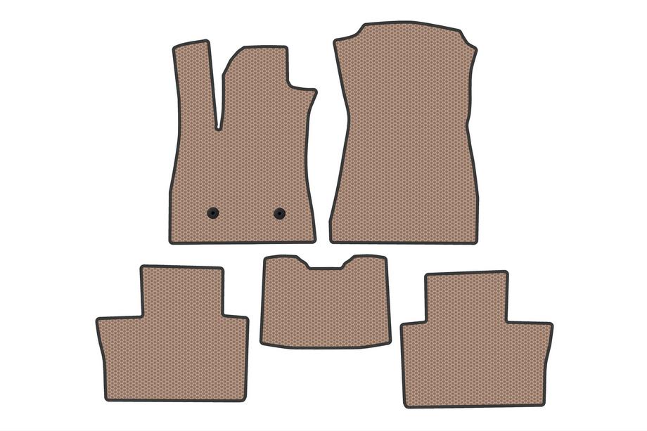 Renault Austral 2022- Rubber Floor Mats Carsuit (Electric, Beige) Image