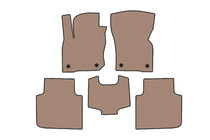 Skoda Kodiaq 2023- Rubber Floor Mats Carsuit (Beige) photo 1