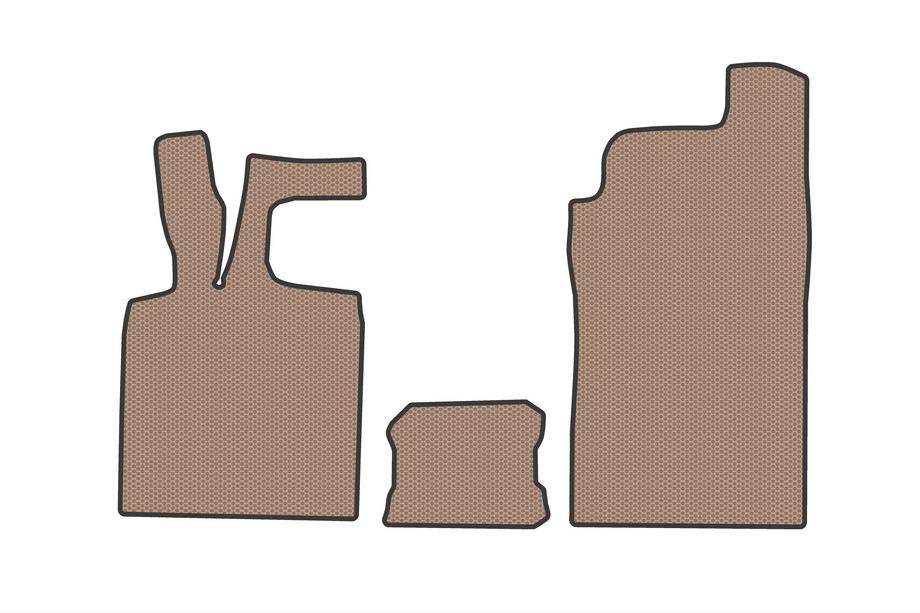 Smart 2014- Rubber Floor Mats Carsuit (Beige) Image