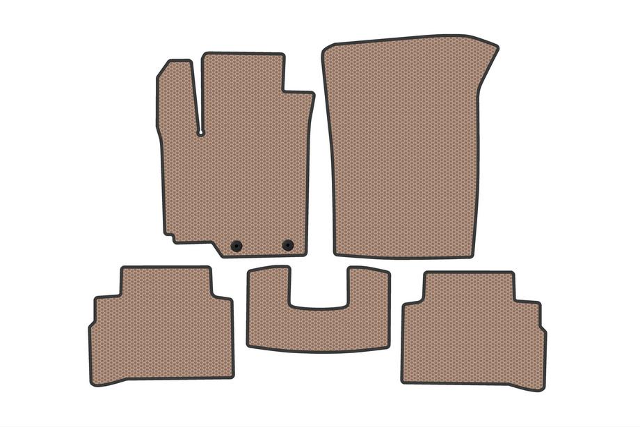 Suzuki Vitara 2015- Rubber Floor Mats Carsuit V2 (Beige) Image